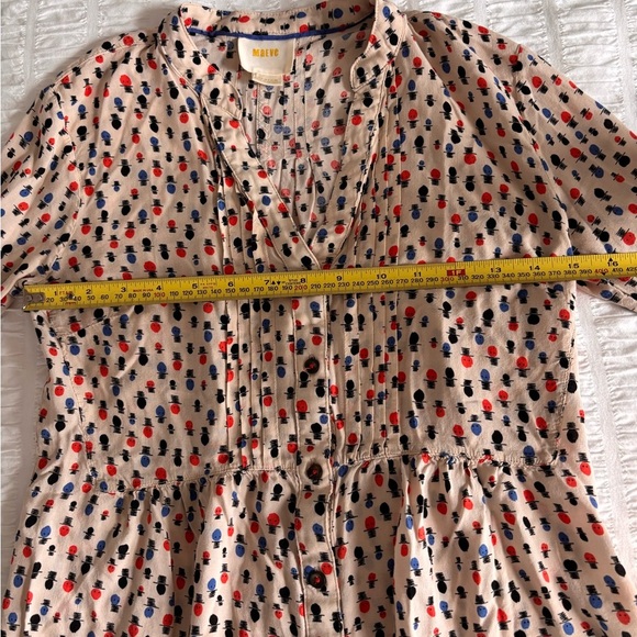 Maeve Printed Button-Up Blouse - Picture 6 of 6